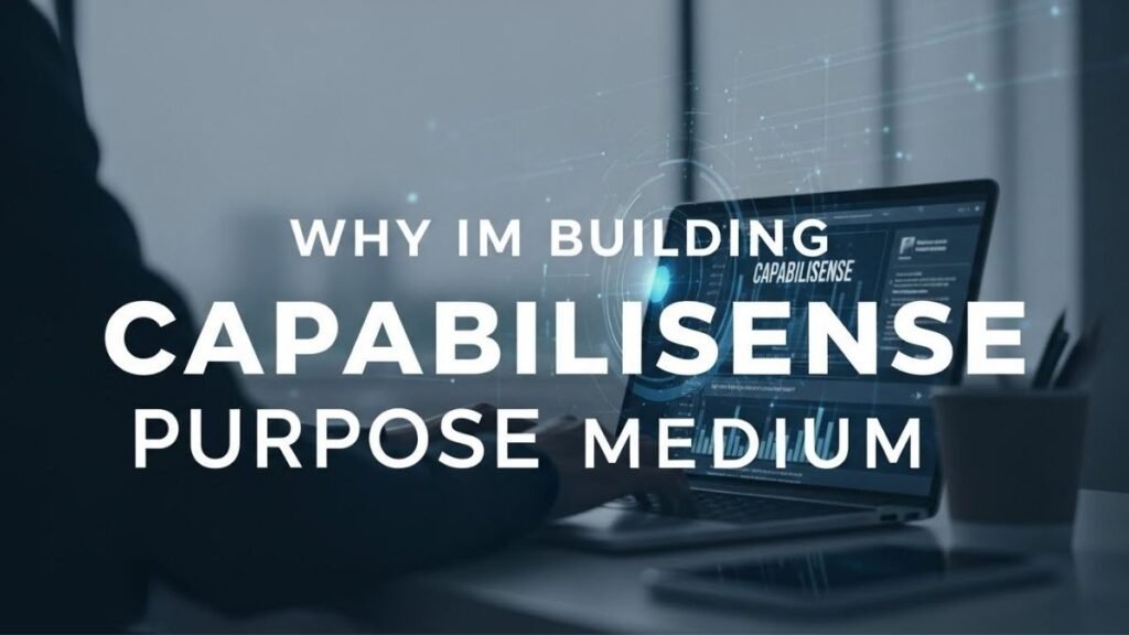 why im building capabilisense medium